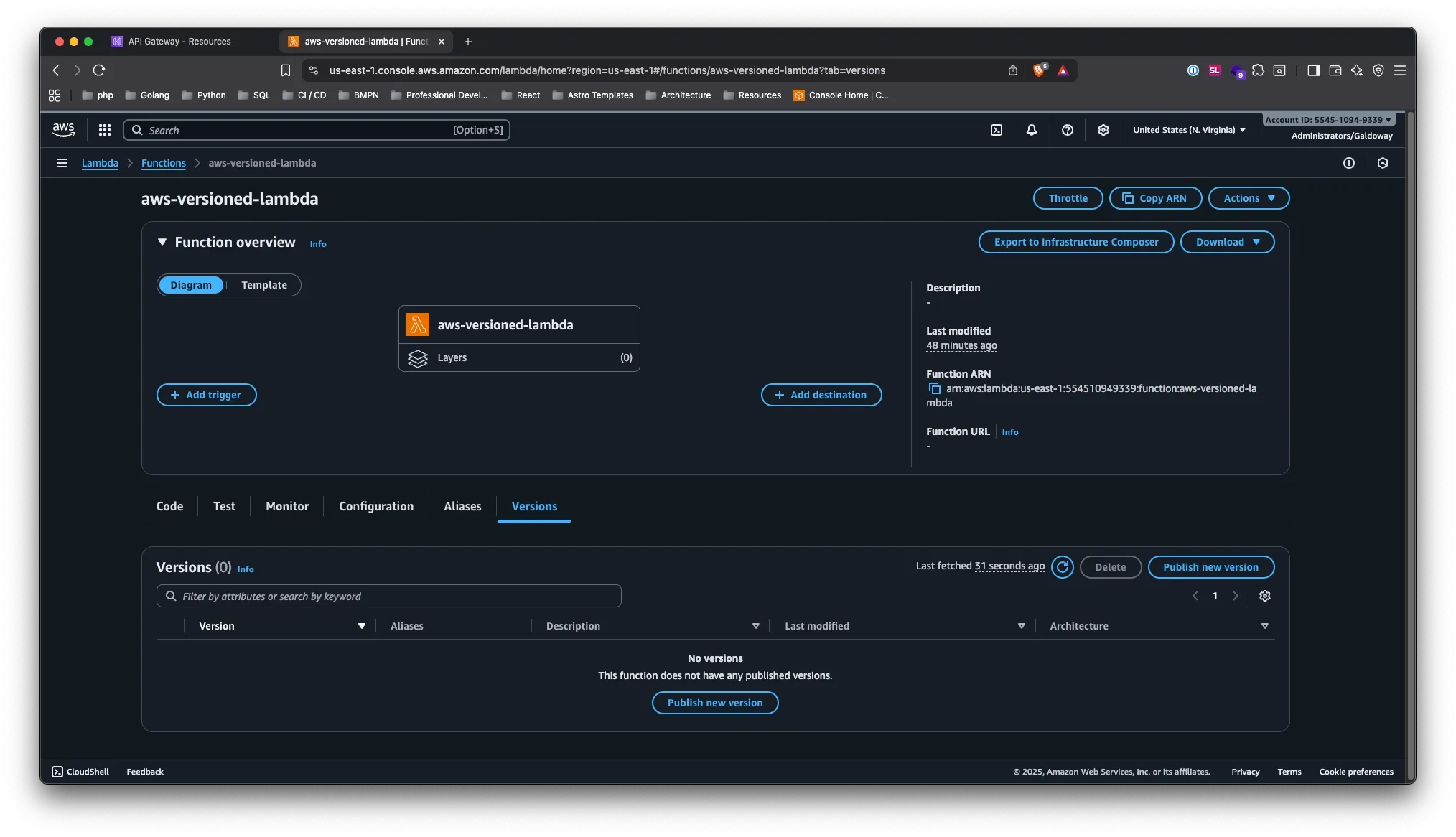 Lambda Function List